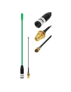 Antena LoRa Meshnology 915MHz 10dBi SMA Macho 17cm Verde