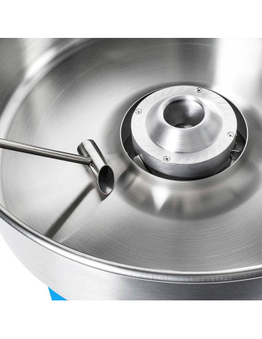 Máquina de Algodón de Azúcar Eléctrica 1000W Acero Inoxidable Azul