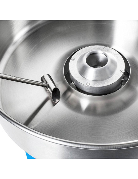 Máquina de Algodón de Azúcar Eléctrica 1000W Acero Inoxidable Azul