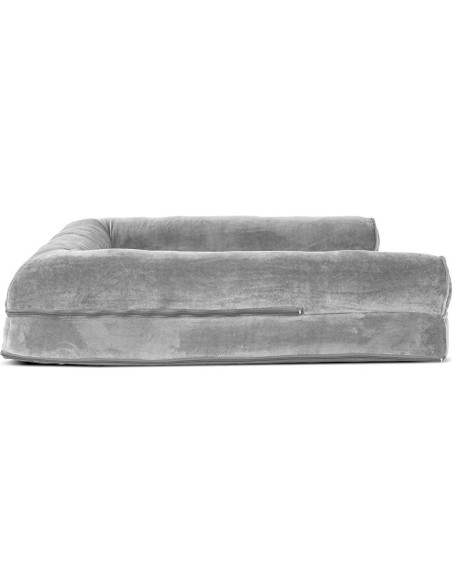 Cama Ortopédica para Perros Furhaven Jumbo Gris Humo 101.6x81.3cm