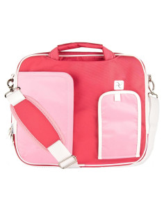 Bolsa para Laptop ECCRIS Rosa 13-14 Pulgadas Nylon Protectora