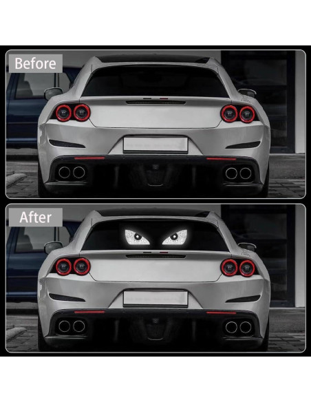 Luz LED Ojos del Diablo VOAKZEF para Autos USB 12 Modos