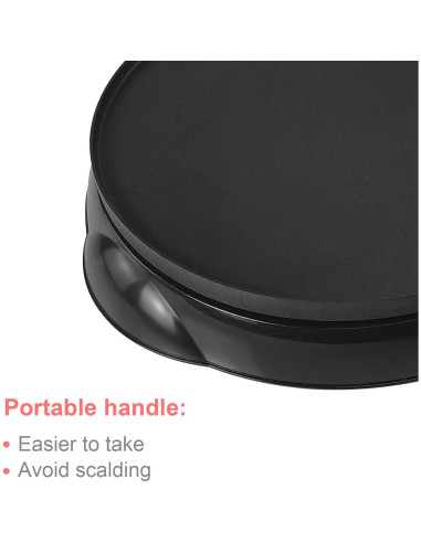 Horno de Crepas Eléctrico Health and Home 25.4 cm Antiadherente