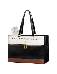 Bolsa para portátil Lovevook 15.6" mujer cuero organizadora