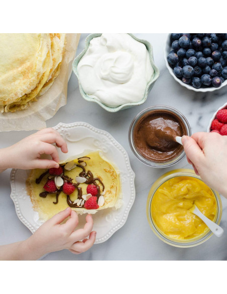 Horno de Crepas Eléctrico Health and Home 25.4 cm Antiadherente