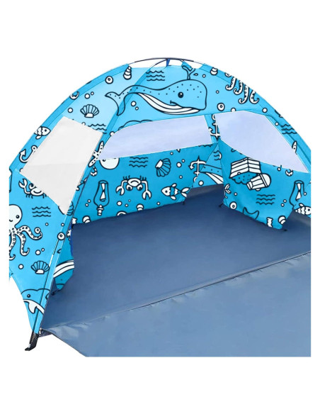 Tienda de Playa ANJ Outdoors Ocean World para 4 Personas - UPF 50+