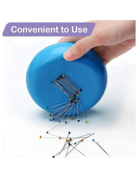 Almohadilla Magnética para Costura Coitak con 100 Alfileres