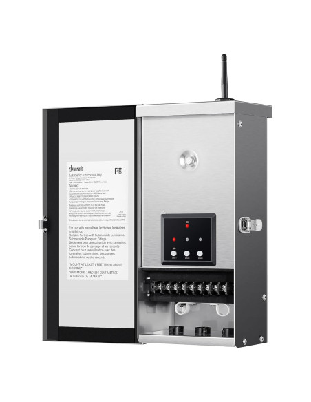 Transformador de Paisaje DEWENWILS 300W 12V/14V AC Inteligente