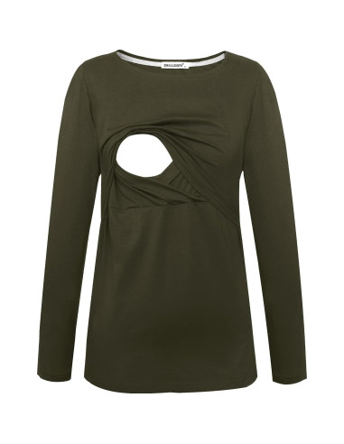 Camisetas de Lactancia Smallshow Manga Larga 3 Piezas