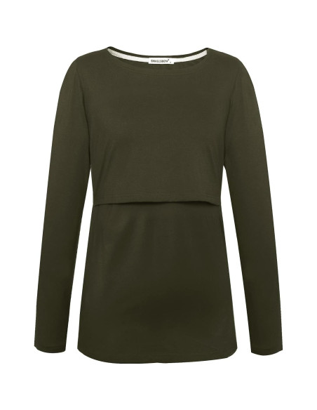 Camisetas de Lactancia Smallshow Manga Larga 3 Piezas