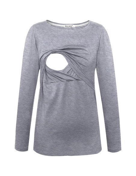 Camisetas de Lactancia Smallshow Manga Larga 3 Piezas