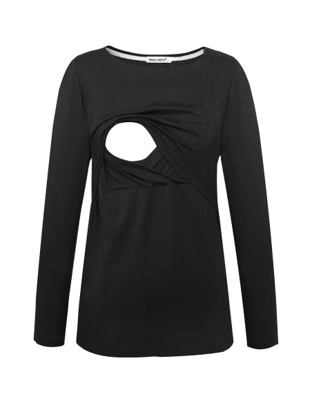 Camisetas de Lactancia Smallshow Manga Larga 3 Piezas