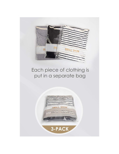 Camisetas de Lactancia Smallshow Manga Larga 3 Piezas