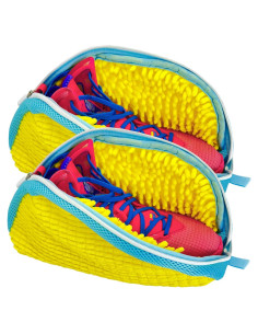 Bolsa de Lavado de Zapatos KISYONGUS Amarillo 2 Paquete