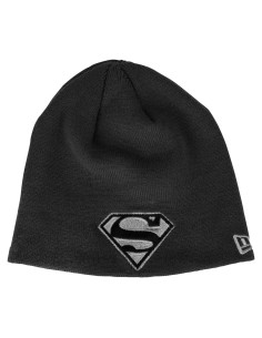 Gorro de Punto Unisex Superman Logo Plateado Nuevo Era