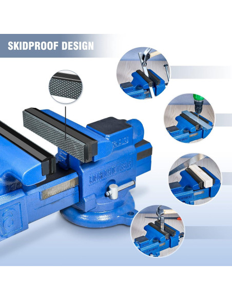 Garras de Prensa Magnéticas TRISENSE 10.16 cm Negras - 1 Par