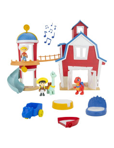 Casa Club Dino Ranch Jazwares - Juego Modular con Luces y Sonido