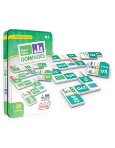 Dominó de Valor de Lugar Aprendizaje Junior - 28 Piezas