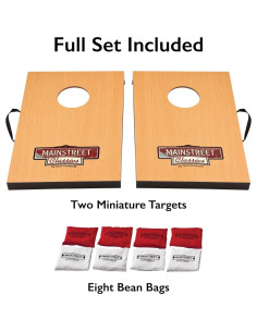 Juego de Mini Cornhole Mainstreet Classics - Tamaño de Viaje 2