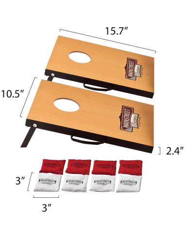 Juego de Mini Cornhole Mainstreet Classics - Tamaño de Viaje