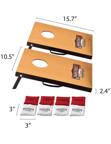 Juego de Mini Cornhole Mainstreet Classics - Tamaño de Viaje
