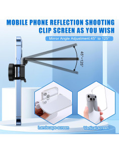 Kit de Espejo de Reflexión HD Ajustable ZHUAWAI para Smartphone 2