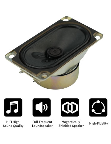 Altavoz Estéreo 4Ohm 10W JRGKJCP 90mm Rango Completo