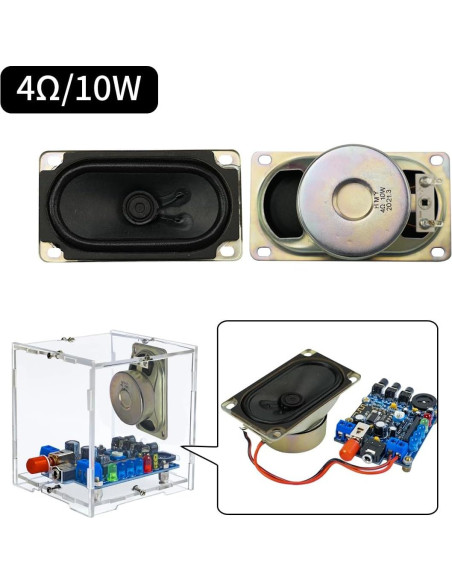 Altavoz Estéreo 4Ohm 10W JRGKJCP 90mm Rango Completo