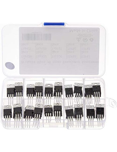 Kit de 50 Transistores TIP Bridgold - 10 Tipos Diferentes