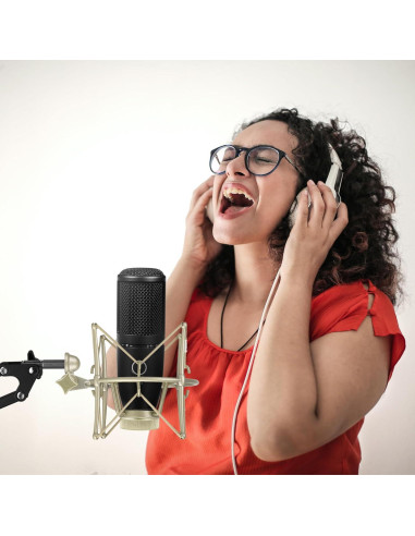 Soporte de Micrófono Antivibración GEEKRIA para AKG P120/P220