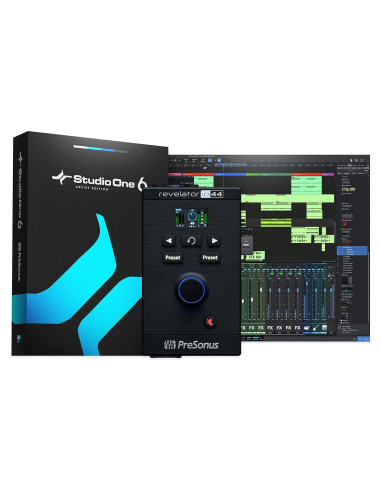 Interfaz de audio USB-C PreSonus Revelator io44 compacta