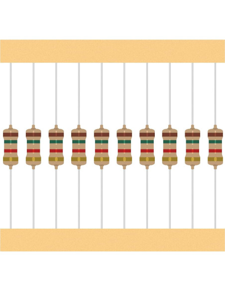 Kit de 25 Resistencias 1/2W ALLECIN 1 a 1M 5%