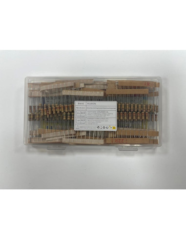 Kit de 25 Resistencias 1/2W ALLECIN 1 a 1M 5%