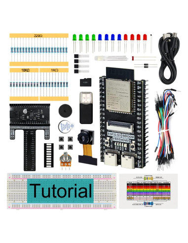 Kit de Inicio FREENOVE ESP32-S3 con Cámara y Tutorial 418 Páginas