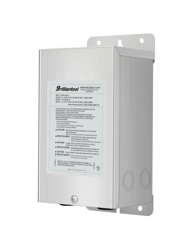 Transformador de Luz de Piscina Brilliantool 300W Acero Inoxidable