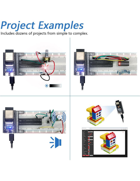 Kit de Inicio FREENOVE ESP32-S3 con Cámara y Tutorial 418 Páginas