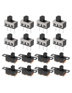 80 Interruptores de Palanca Vertical SPDT 3 Pines Micro Traders