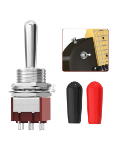 Interruptor de Palanca DaierTek 3 Vías DPDT para Guitarra