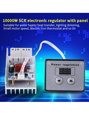 Controlador de Velocidad Digital YWBL-WH 10000W 220V 80A