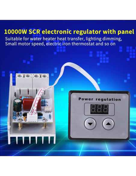 Controlador de Velocidad Digital YWBL-WH 10000W 220V 80A