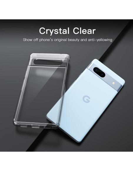 Funda JETech para Google Pixel 7a 15.6 cm Transparente Antigolpes