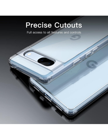 Funda JETech para Google Pixel 7a 15.6 cm Transparente Antigolpes