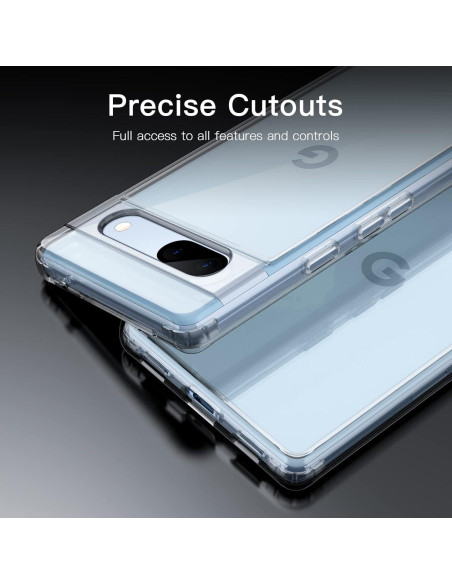Funda JETech para Google Pixel 7a 15.6 cm Transparente Antigolpes