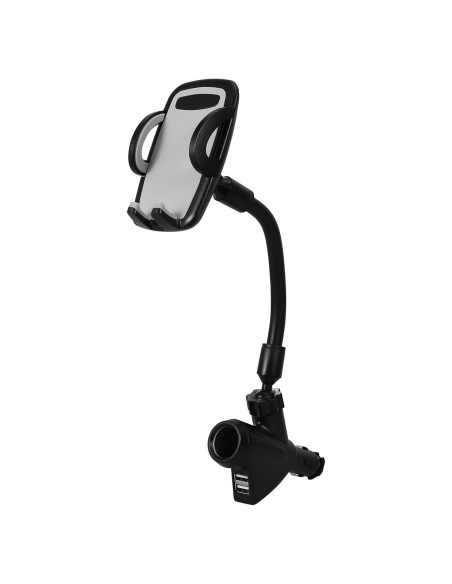 Soporte para Teléfono Veemoon + Cargador de Coche Dual USB