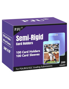 Paquete 100 Soportes y 100 Fundas de Tarjetas PJU