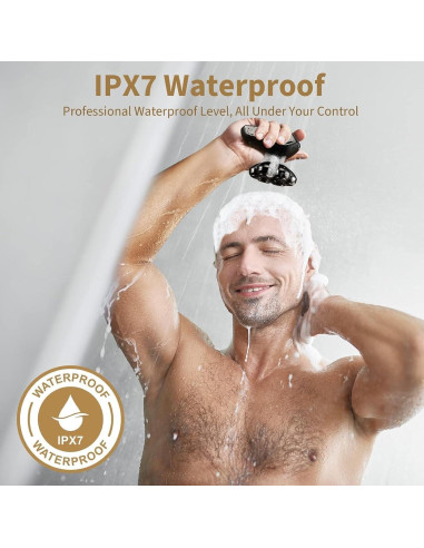 Afeitadora de Cabeza Calva SHPAVVER Turbo Impermeable IPX7