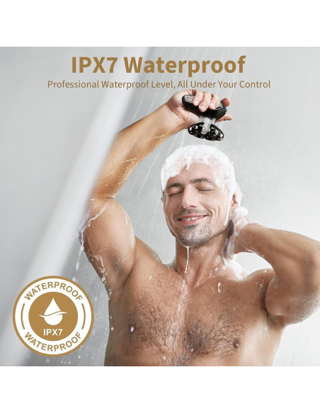 Afeitadora de Cabeza Calva SHPAVVER Turbo Impermeable IPX7