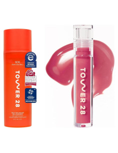 Gel de Labios Lechoso Tower 28 + Gel Limpiador SOS 150 ML
