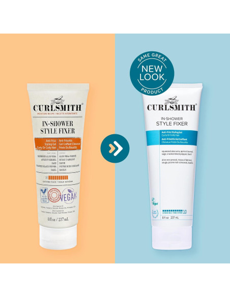 Gel Fijador de Rizos Curlsmith 59 ml - Fijación Fuerte y Vegano