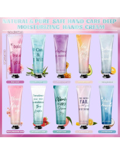 Set de 20 Cremas de Manos Inspiracionales Leelosp 30 ml 2